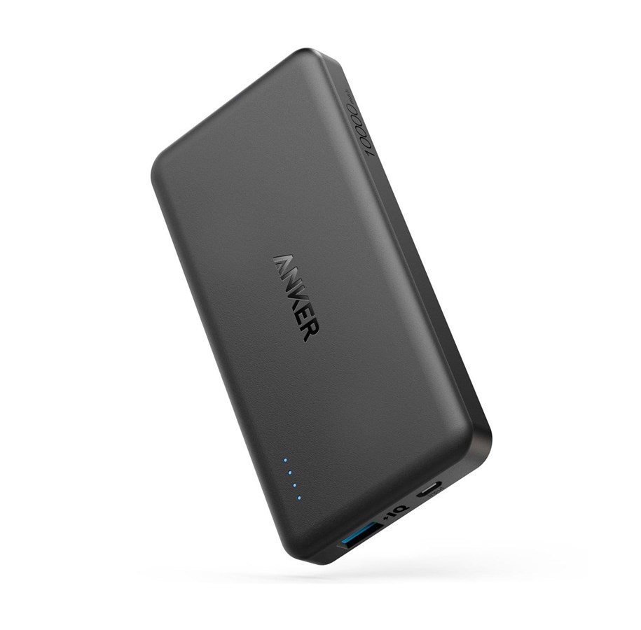 Powerbank - Anker PowerCore ll Slim 10000 PowerIQ Powerbank - Czarny - 10000 mAh - A1261H11