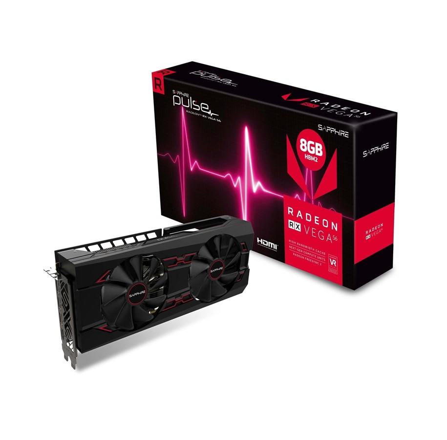 Karta graficzna - Sapphire Radeon RX VEGA 56 Pulse - 8GB HBM2 - Karta graficzna - 11276-02-40G