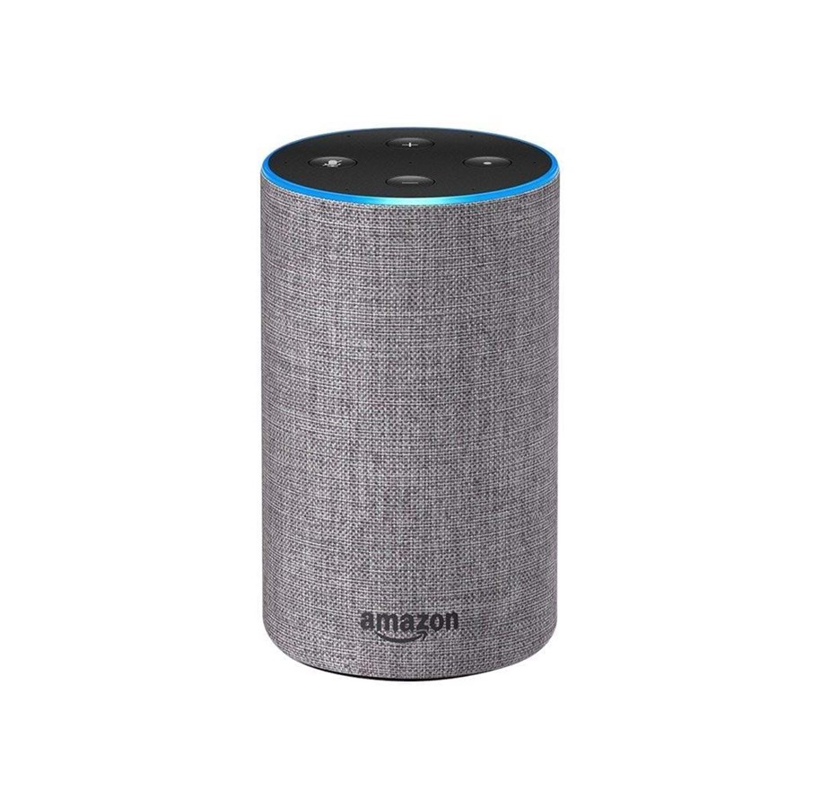 Glosniki bezprzewodowe i multiroom - Amazon Echo (2nd Generation) EU Version - Heather Gray - B0749ZSPP6