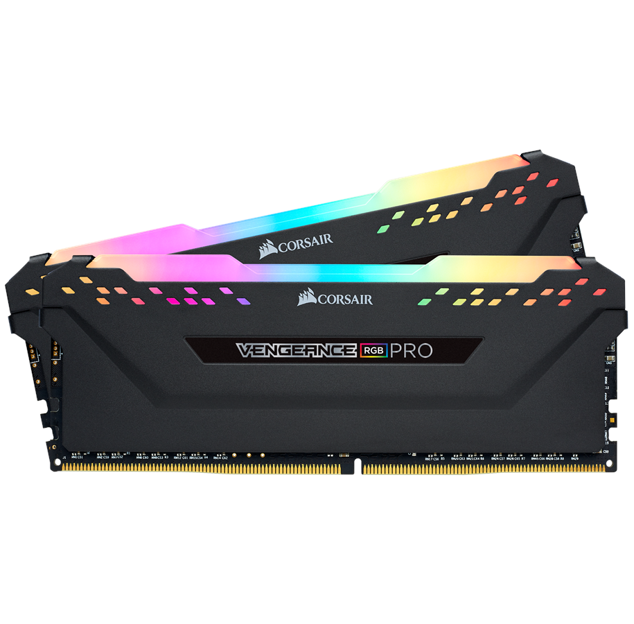 RAM - Corsair Vengeance RGB PRO DDR4-2666 - 16GB - CL16 - Dual Channel (2 pcs) - Intel XMP - Czarny z RGB - CMW16GX4M2A2666C16