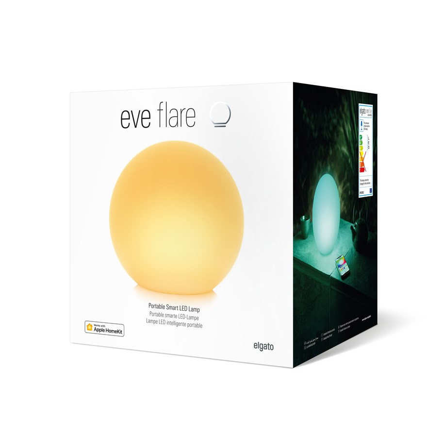 Inteligentny dom - Eve Flare - Portable Smart LED Lamp for Apple HomeKit - 10EAX8301