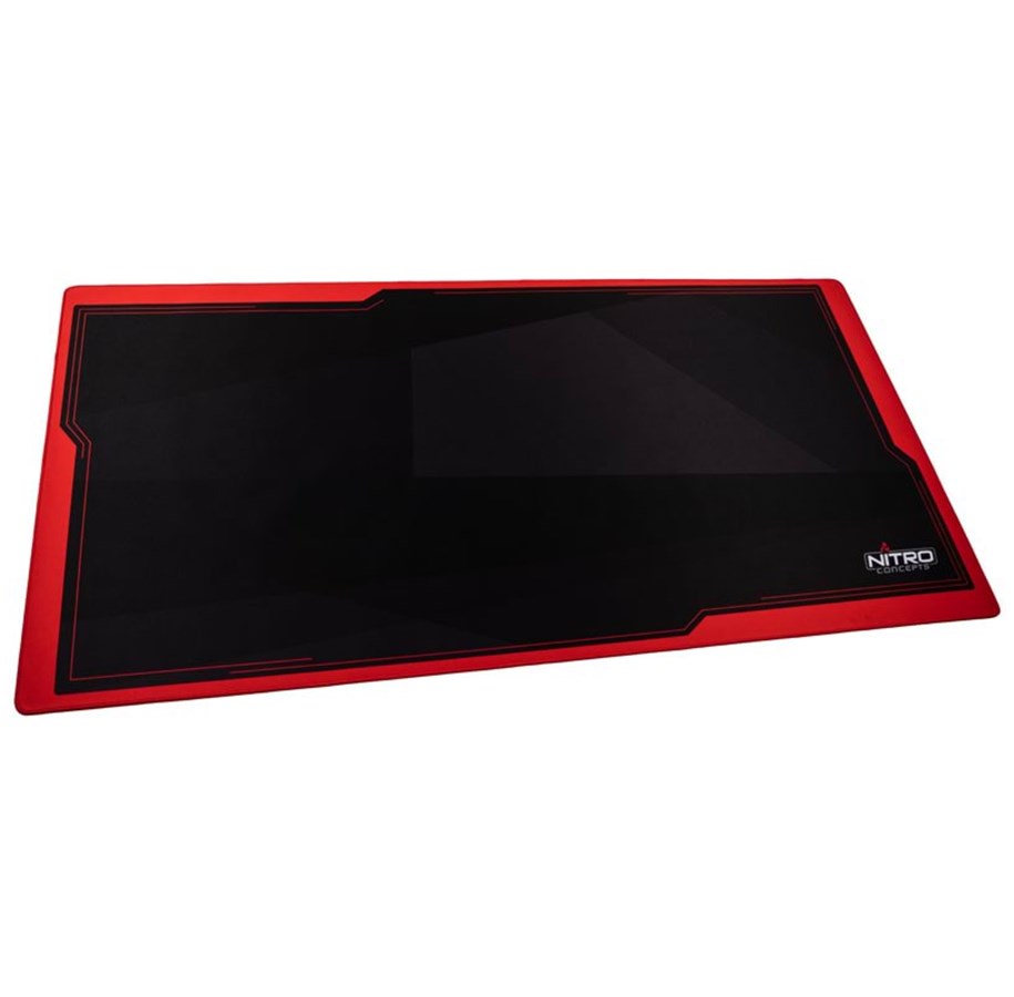 Akcesoria dla myszy i klawiatury - Nitro Concepts Deskmat 1600x800mm - Black/Red - NC-GP-MP-006