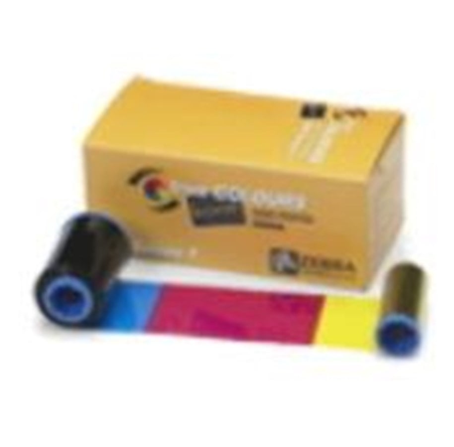 Tusz, toner i material eksploatacyjny - Zebra Ribbon Color:YMCKO for ZC100 & ZC300 - 200 images - 800300-350EM