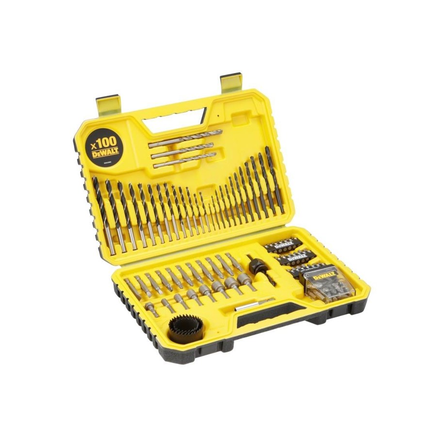 Wiertla & Bity - Dewalt Drill Bit Set 100pcs - DT71563