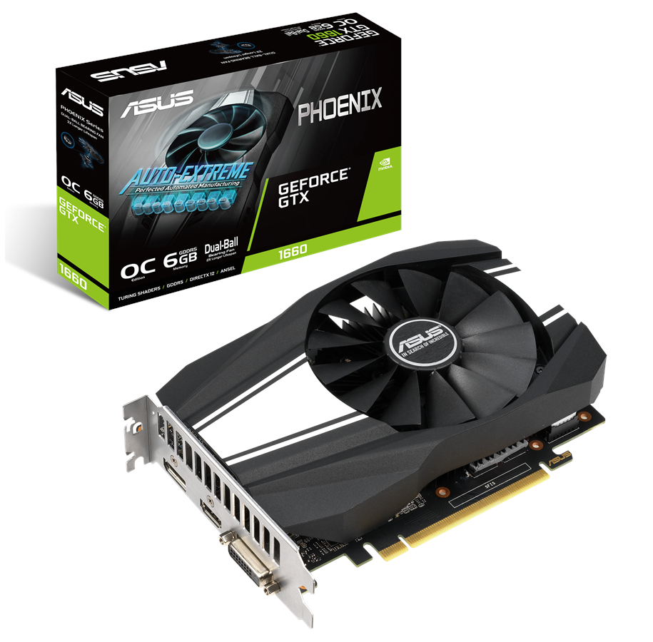 Karta graficzna - ASUS GeForce GTX 1660 OC - 6GB GDDR5 RAM - Karta graficzna - 90YV0CU0-M0NA00