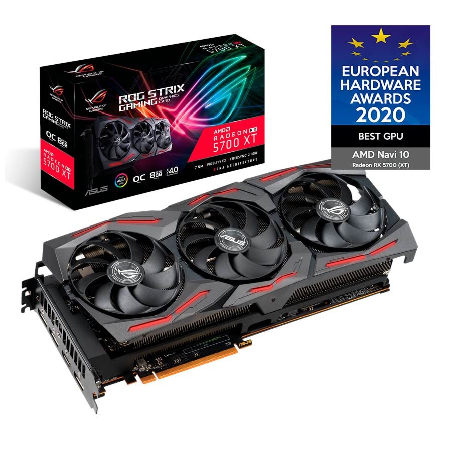 Karta graficzna - ASUS Radeon RX 5700 XT OC - 8GB GDDR6 RAM - Karta graficzna - 90YV0D90-M0NA00