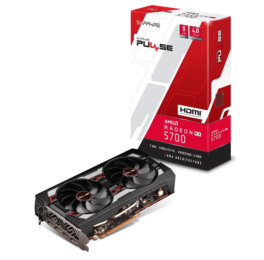 Karta graficzna - Sapphire Radeon RX 5700 Pulse OC - 8GB GDDR6 RAM - Karta graficzna - 11294-01-20G