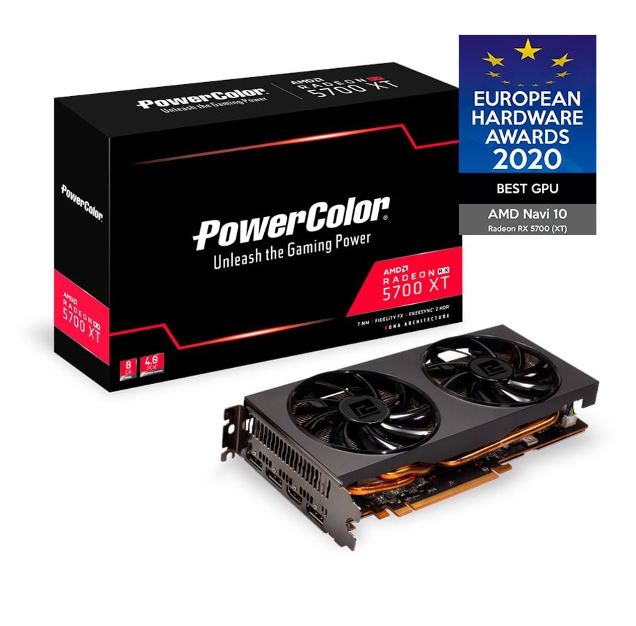 Karta graficzna - PowerColor Radeon RX 5700 XT - 8GB GDDR6 RAM - Karta graficzna - AXRX 5700XT 8GBD6-3DH