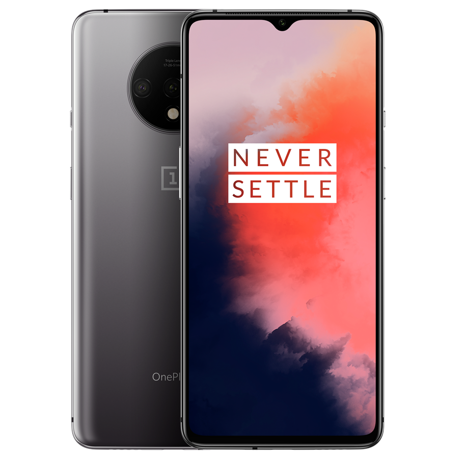 Telefon komórkowy - OnePlus 7T 128GB/8GB - Frosted Silver - 5011100749
