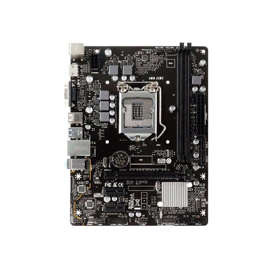 Płyta główna - BIOSTAR H310MHP - 7.X - motherboard - micro ATX - LGA1151 Socket - H310 Płyta główna - Intel H310 - Intel LGA1151 - DDR4 RAM - Micro-ATX - H310MHP