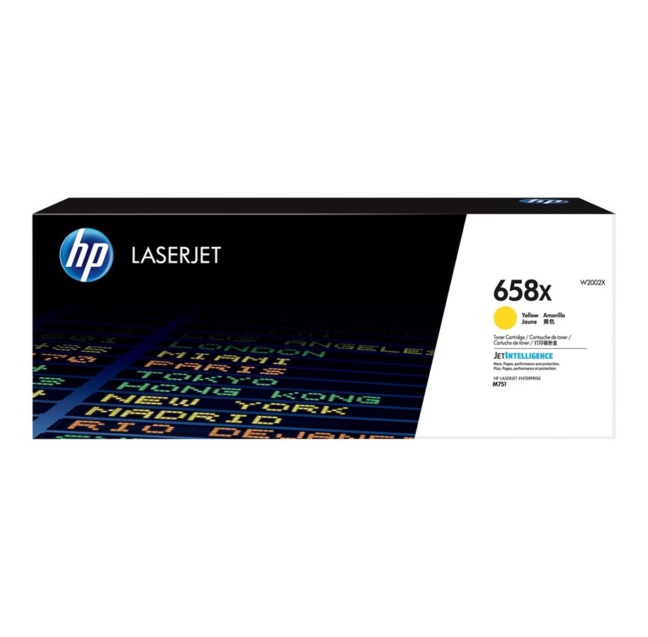 Tusz, toner i material eksploatacyjny - HP 658X / W2002X Yellow Toner - W2002X