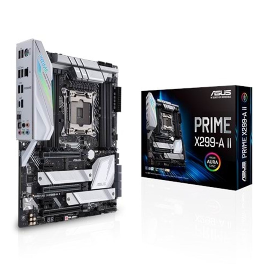Plyta glówna - ASUS PRIME X299-A II Płyta główna - Intel X299 - Intel LGA2066 - DDR4 RAM - ATX - 90MB11F0-M0EAY0