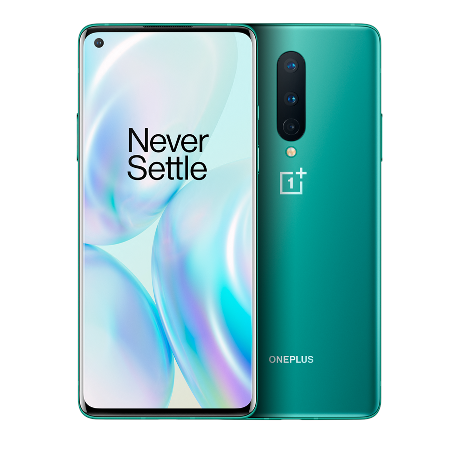 Telefon komórkowy - OnePlus 8 5G 256GB/12GB - Glacial Green - 5011100987