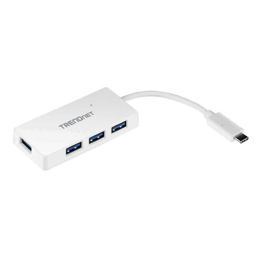 USB hub - TRENDnet TUC-H4E - hub - 4 ports USB hub - 4 - Biały - TUC-H4E