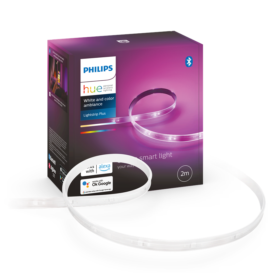 Inteligentny dom - Philips Hue White & Color Ambiance Lightstrip Plus 2m basekit - 929002269101