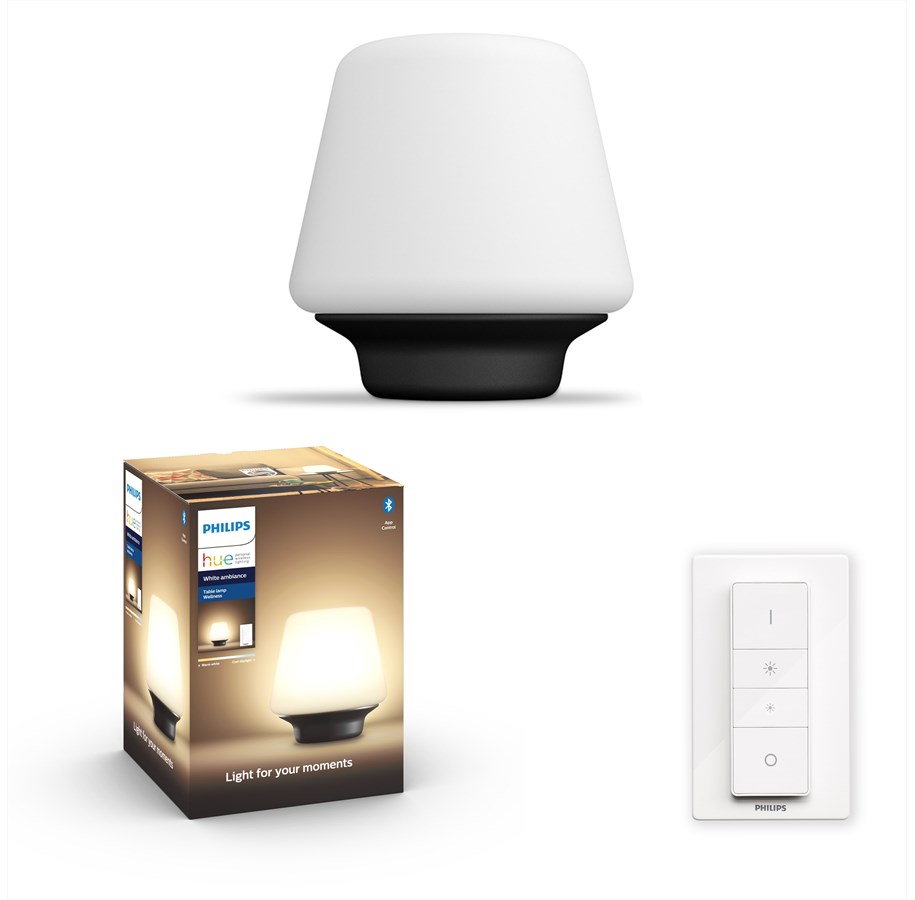 Inteligentny dom - Philips Hue Wellness Table Lamp - BT - Black - 915005912301