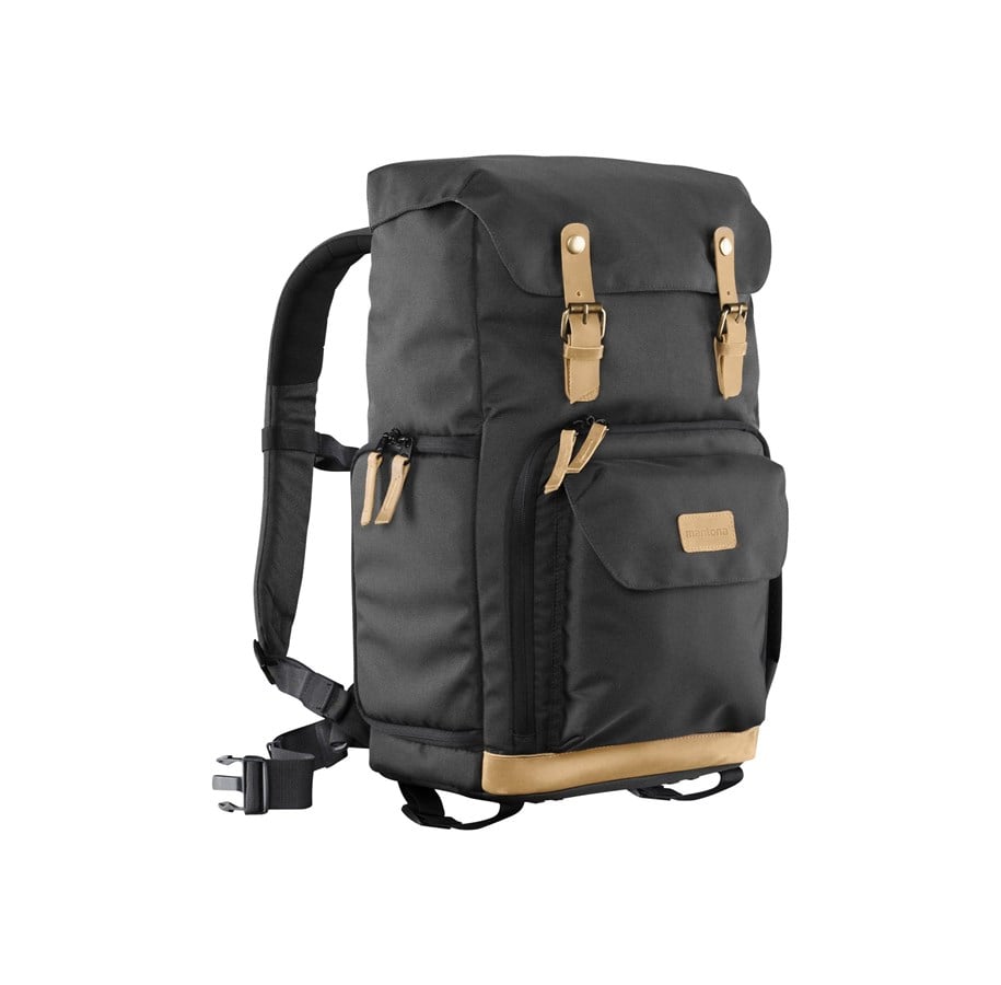 Torba na aparat - mantona Luis Photo Backpack Black Retro - 21344