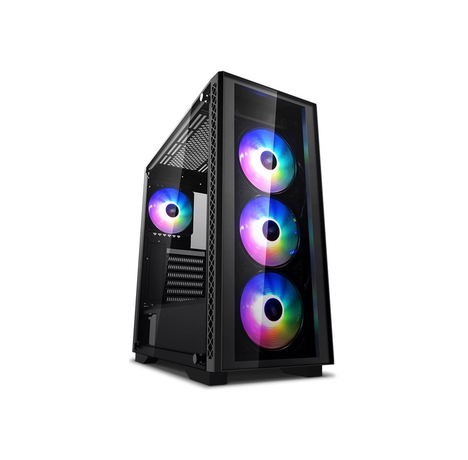 Obudowa komputerowa - DeepCool MATREXX 50 ADD-RGB 4F - Obudowa komputerowa - Miditower - Czarny - DP-ATX-MATREXX50-AR-4F-NE