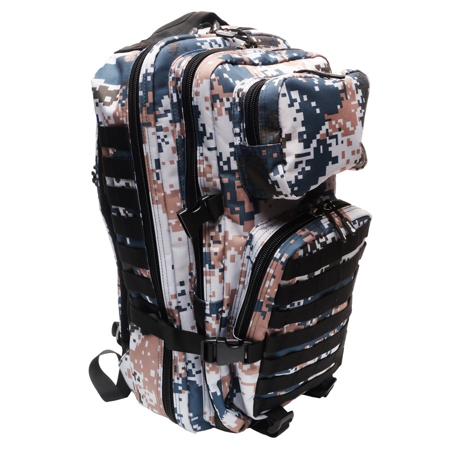 Torba, plecak i pokrowiec na laptopa - Sinox Gaming Backpack - 40 liters - Blue camo - SXB1712
