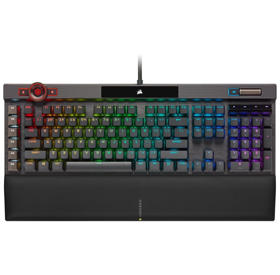 Klawiatura - Corsair K100 RGB - OPX - Klawiatura gamingowa - Nordycki - Czarny - CH-912A01A-ND