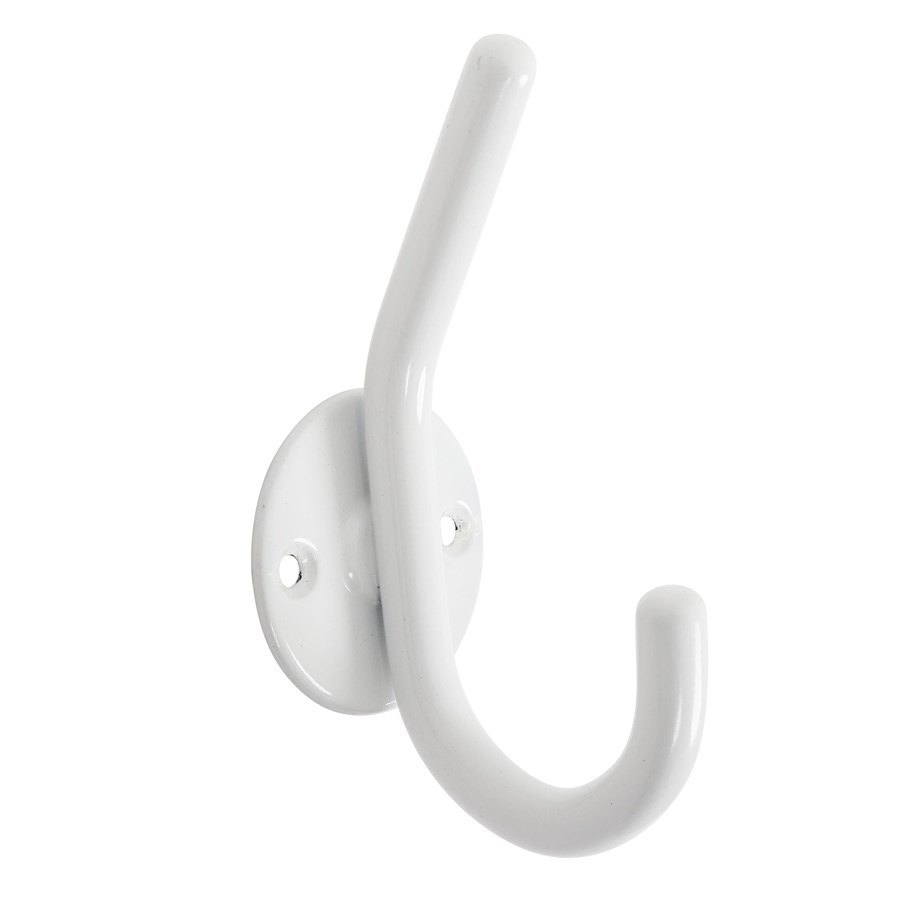 Wsporniki i zawiasy  - Home>it Hat hook single A4 - white - 10021