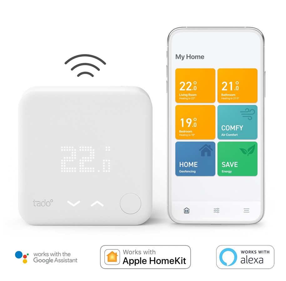 Inteligentny dom - tado Wireless Smart Thermostat V3+ Zestaw startowy - TAD-104019