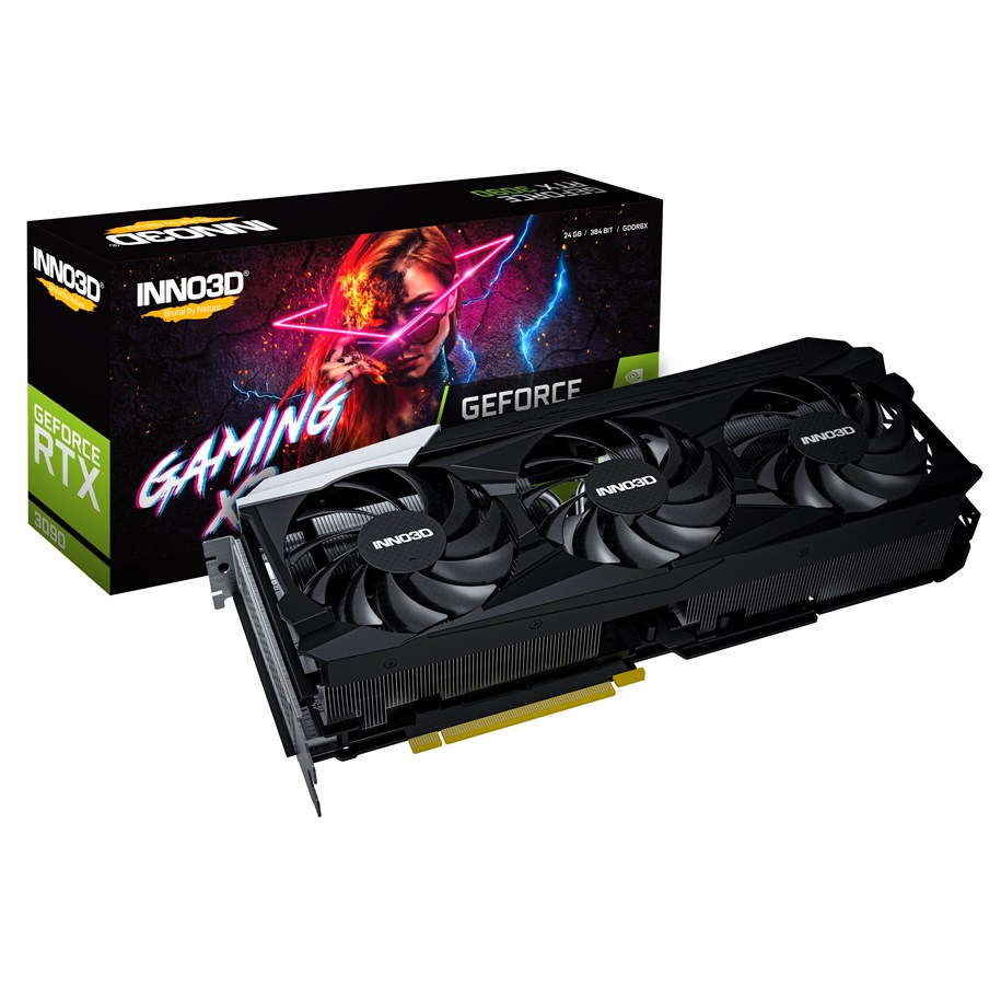 Karta graficzna - Inno3D GeForce RTX 3090 GAMING X3 - 24GB GDDR6X RAM - Karta graficzna - N30903-246X-1880VA37N