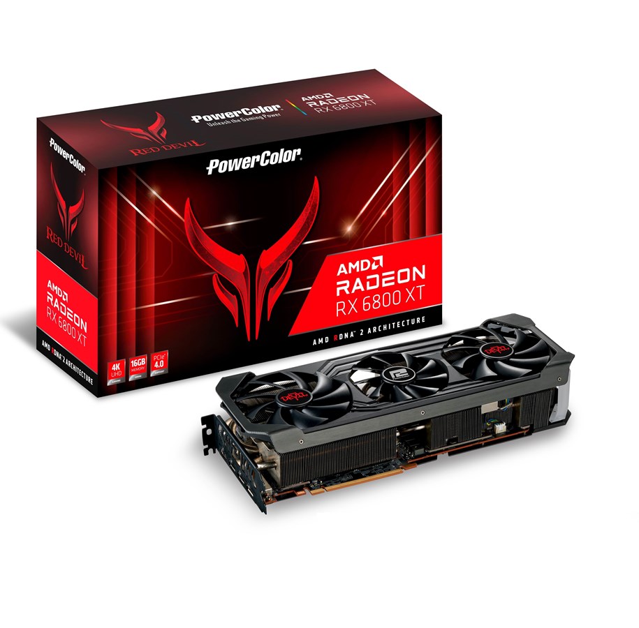 Karta graficzna - PowerColor Radeon RX 6800 XT Red Devil - 16GB GDDR6 RAM - Karta graficzna - AXRX 6800XT 16GBD6-3DHE/OC