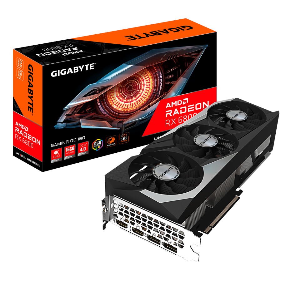 Karta graficzna - GIGABYTE Radeon RX 6800 GAMING OC - 16GB GDDR6 RAM - Karta graficzna - GV-R68GAMING OC-16GD