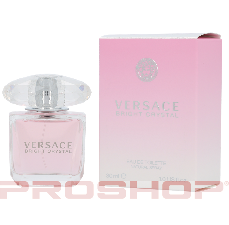 Perfumy i zapachy - VERSACE Bright Crystal Eau De Toilette - Perfumed Deodorant - 30 ml - 8011003993802