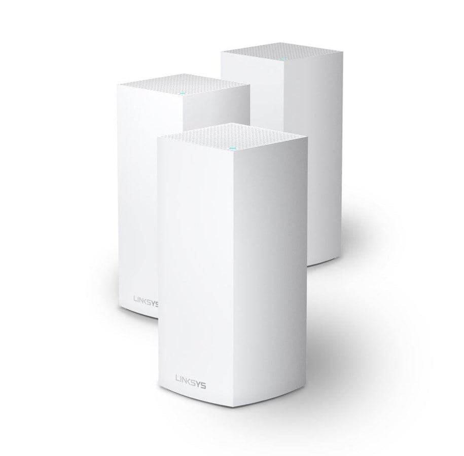 Router - Linksys MX12600 Velop Whole Home Intelligent Mesh WiFi 6 (AX4200) System Tri-Band (3-Pack) - Mesh router Wi-Fi 6 - MX12600-EU
