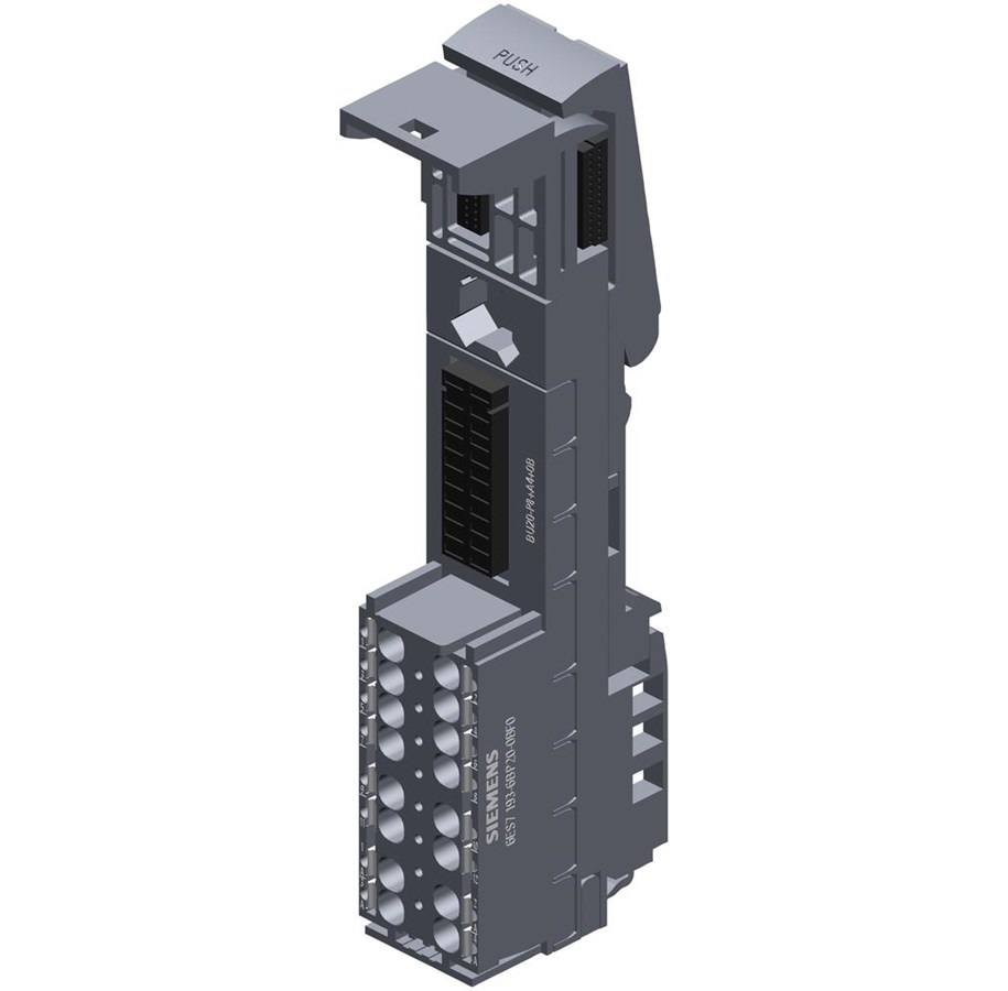 PLC, HMI, IOT i komputery przemyslowe - Siemens Et 200sp baseunit bu20-p8+a4+0b 6es7193-6bp20-0bf0 - 6ES7193-6BP20-0BF0