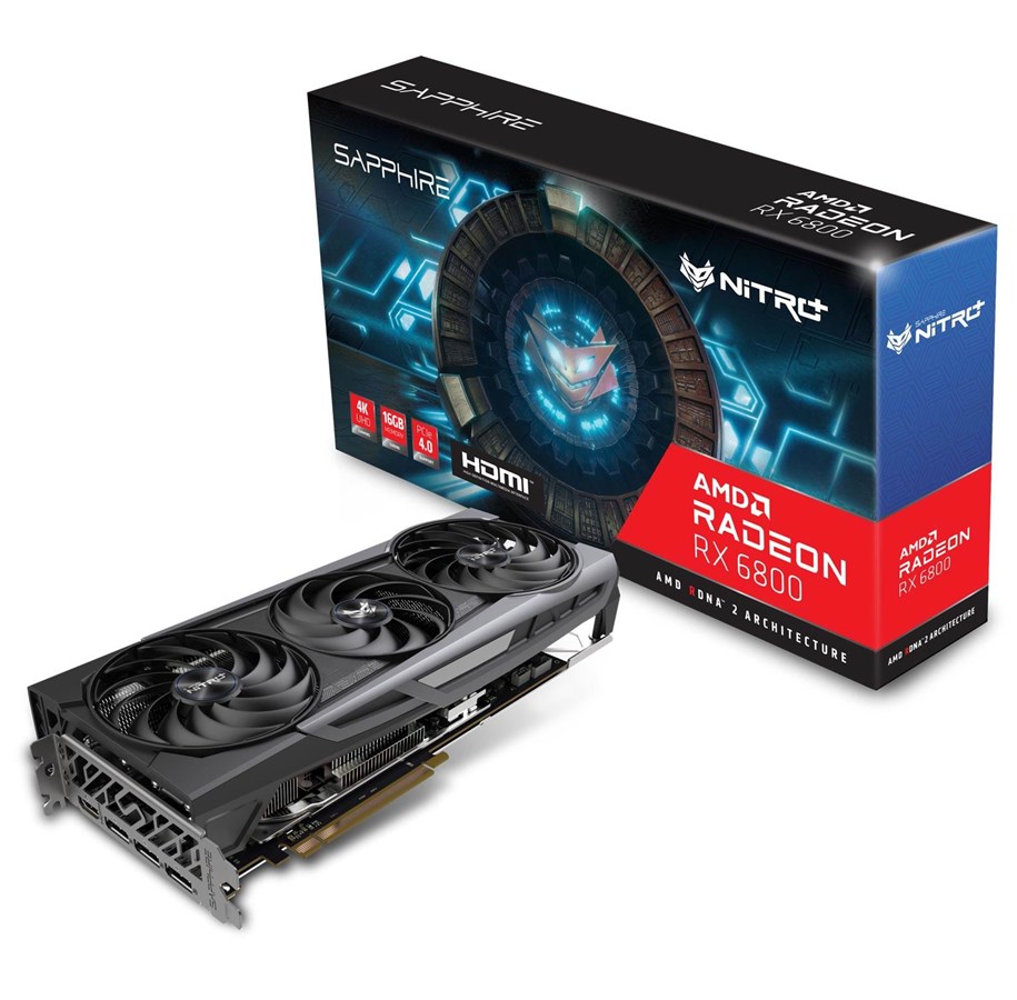 Karta graficzna - Sapphire Radeon RX 6800 NITRO+ - 16GB GDDR6 RAM - Karta graficzna - 11305-01-20G
