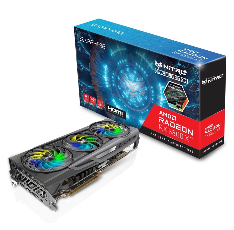 Karta graficzna - Sapphire Radeon RX 6800 NITRO+ SE - 16GB GDDR6 RAM - Karta graficzna - 11304-01-20G