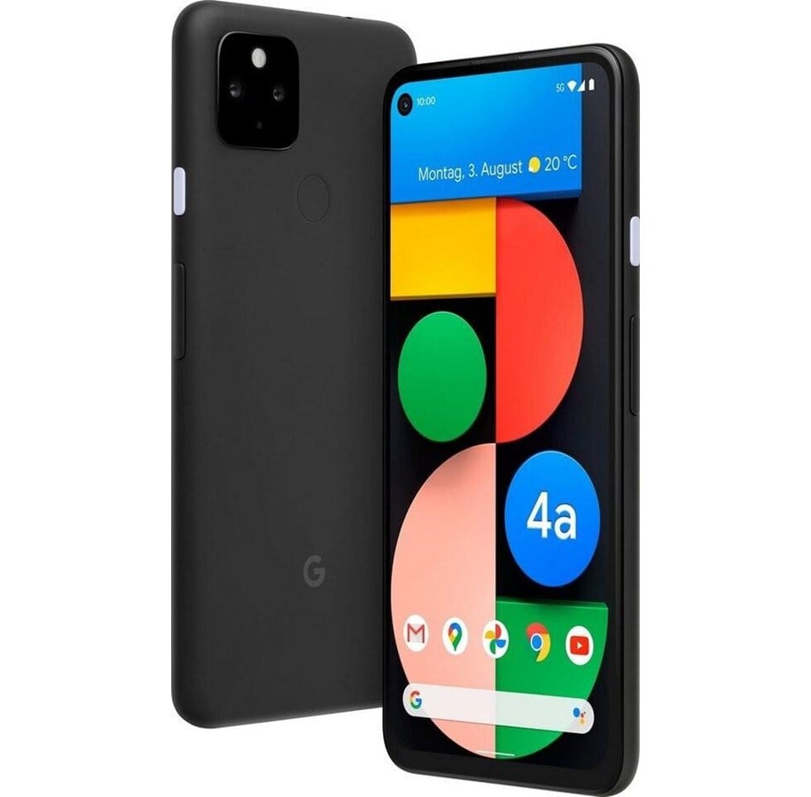 Telefon komórkowy - Google Pixel 4a 5G 128GB - Just Black - GA01311-DE