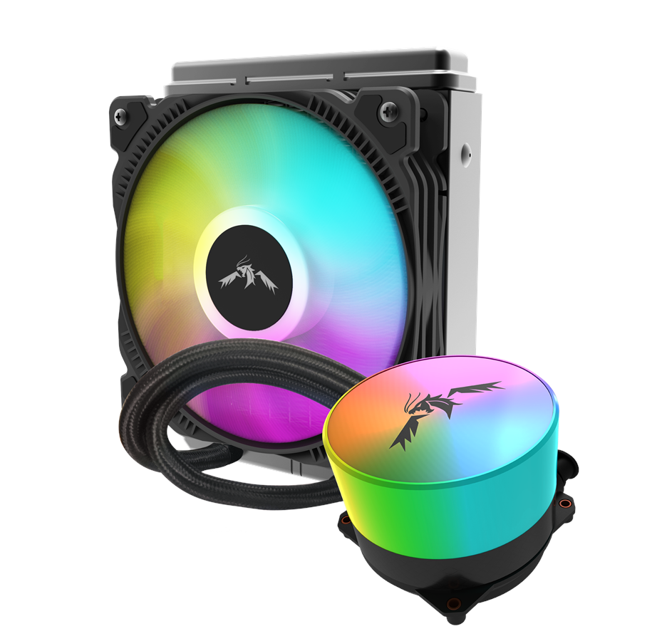 Chlodzenie CPU - DUTZO Kōri Lite RGB 120 - Chłodzenie wodne procesora - Max 30 dBA - KORI-LITE-RGB-120