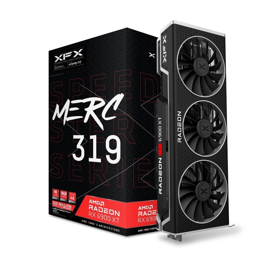 Karta graficzna - XFX Radeon RX 6900 XT Speedster MERC 319 Black - 16GB GDDR6 RAM - Karta graficzna - RX-69XTACBD9