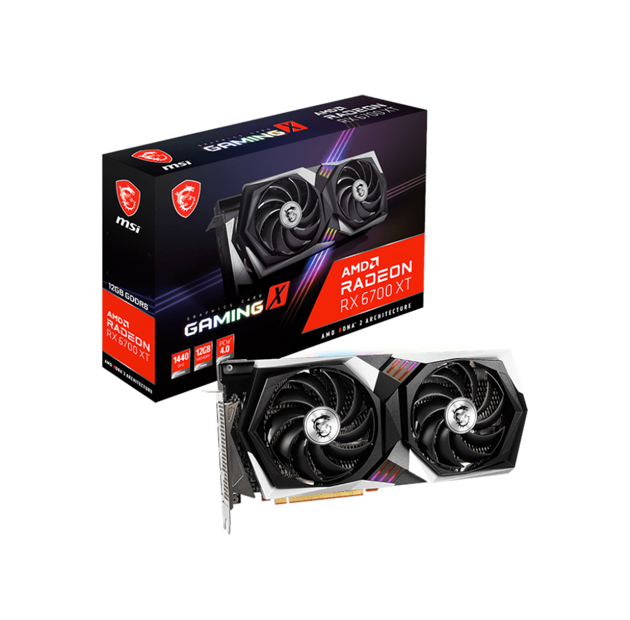 Karta graficzna - MSI Radeon RX 6700 XT GAMING X - 12GB GDDR6 RAM - Karta graficzna - RX 6700 XT GAMING X 12G