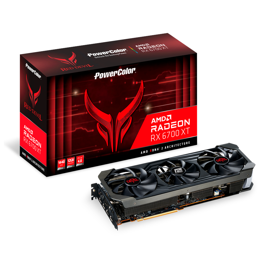 Karta graficzna - PowerColor Radeon RX 6700 XT Red Devil - 12GB GDDR6 RAM - Karta graficzna - AXRX 6700XT 12GBD6-3DHE/OC