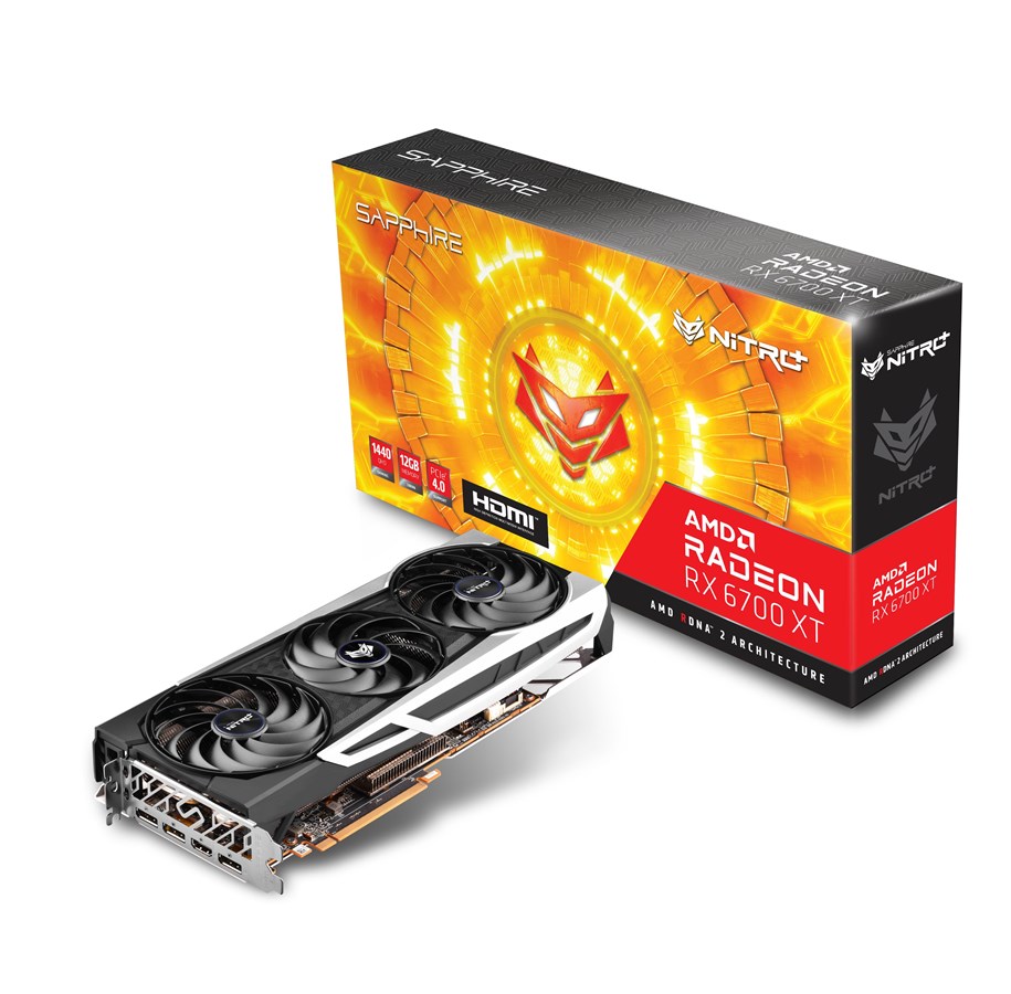 Karta graficzna - Sapphire Radeon RX 6700 XT NITRO+ - 12GB GDDR6 RAM - Karta graficzna - 11306-01-20G