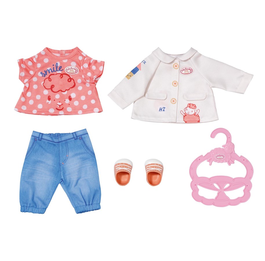 Lalki i akcesoria - Baby Annabell Little Play Outfit 36cm - 704127
