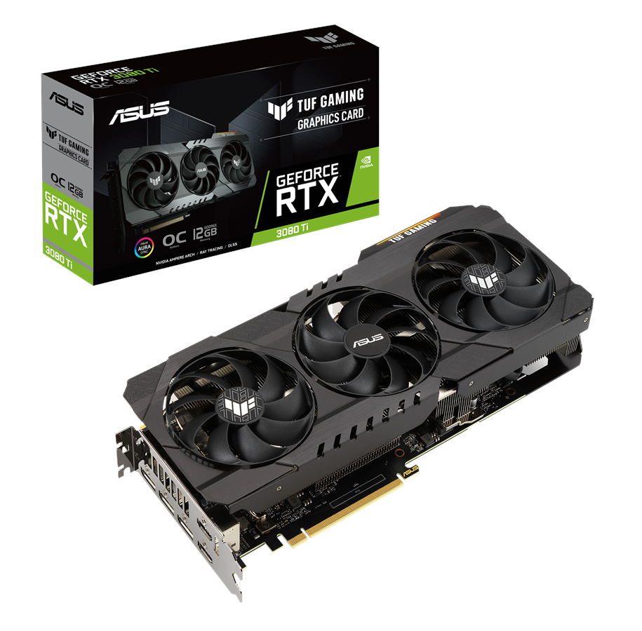 Karta graficzna - ASUS GeForce RTX 3080 Ti OC - 12GB GDDR6X RAM - Karta graficzna - 90YV0GU1-M0NM00