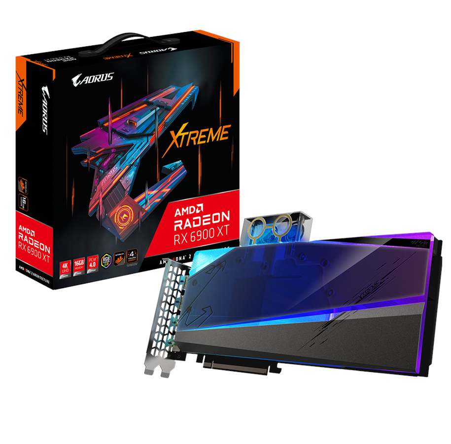 Karta graficzna - GIGABYTE Radeon RX 6900 XT Ultimate Xtreme WaterForce WB - 16GB GDDR6 RAM - Karta graficzna - GV-R69XTAORUSX WB-16GD