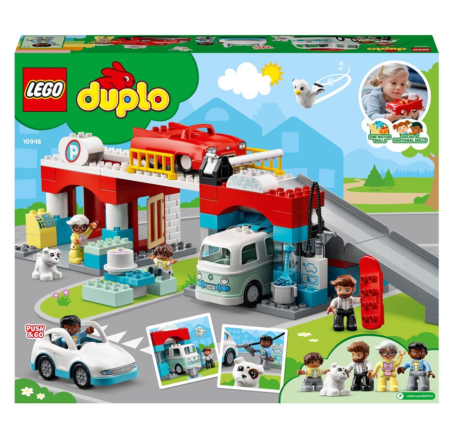 LEGO®  - LEGO DUPLO 10948 Parking i myjnia samochodowa - 10948