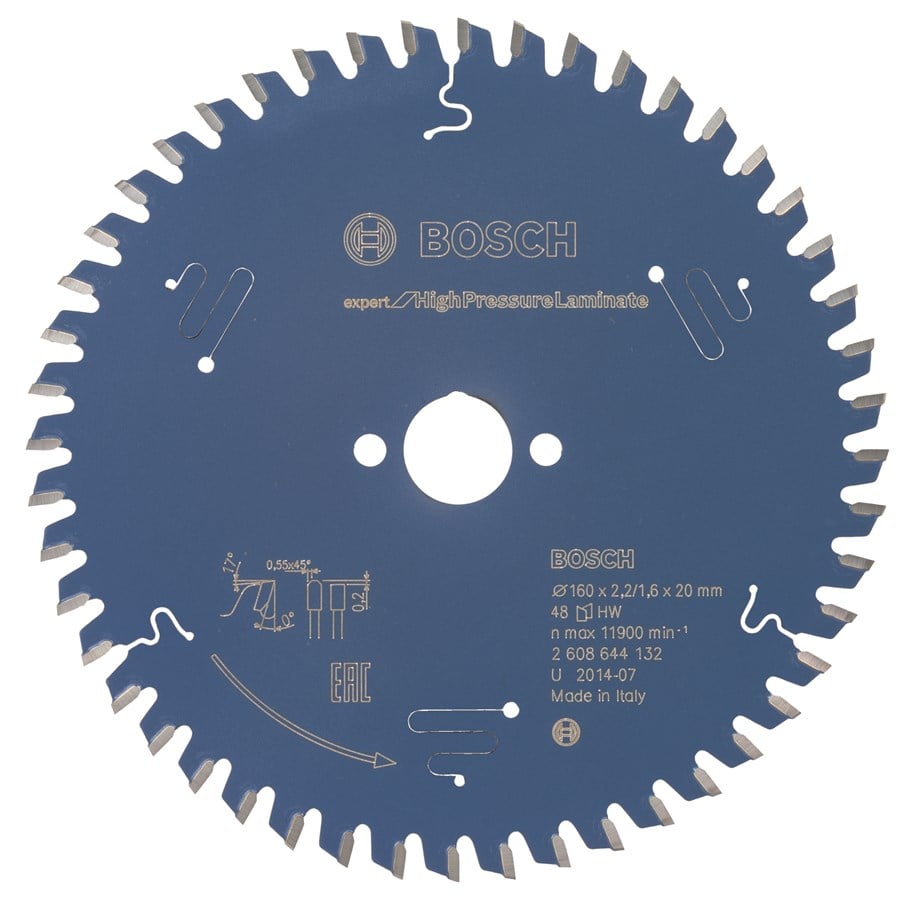 Pila tarczowa - Bosch RUNDSAVKL 160X20X2.2MM 48T EXP HIGHPRESS - 2608644132