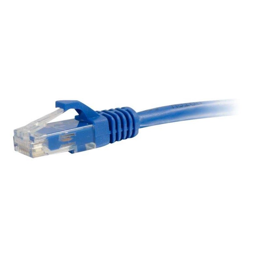 Kabel sieciowy - C2G Cat6 Booted Unshielded (UTP) Network Patch Cable - patch cable - 50 cm - blue - Niebieski - 0.5m - 83385