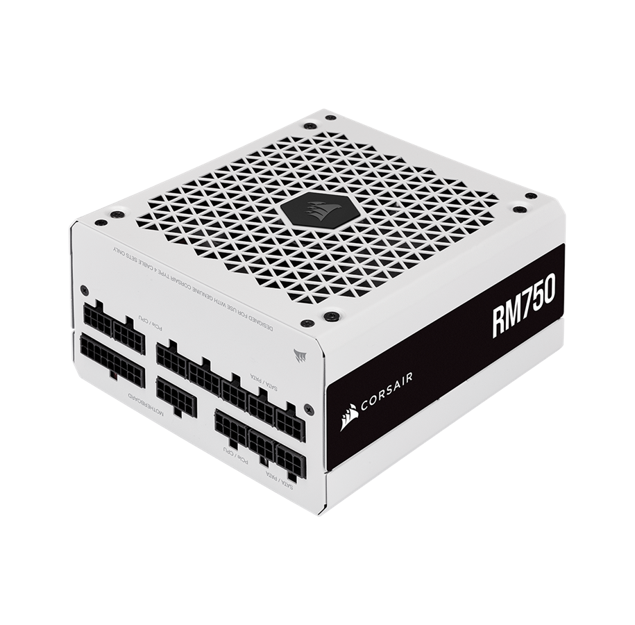 Zasilacz do komputera - Corsair RM750 White (2021) Zasilacz do komputera - 750 wat - 140 mm - ATX 2.52 - 80 Plus 80+ Gold - CP-9020231-EU