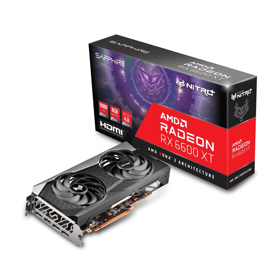 Karta graficzna - Sapphire Radeon RX 6600 XT NITRO+ - 8GB GDDR6 RAM - Karta graficzna - 11309-01-20G