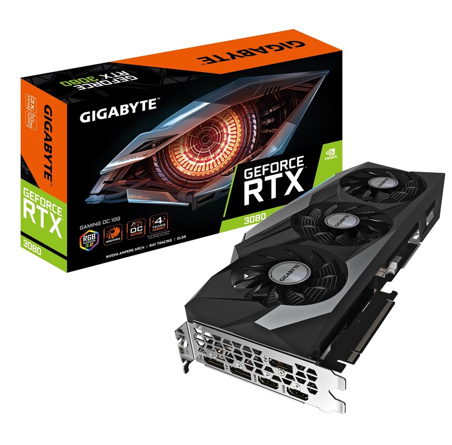 Karta graficzna - GIGABYTE GeForce RTX 3080 GAMING OC LHR - 10GB GDDR6X RAM - Karta graficzna - SI-GV-N3080GAMING OC-10GD 2.0