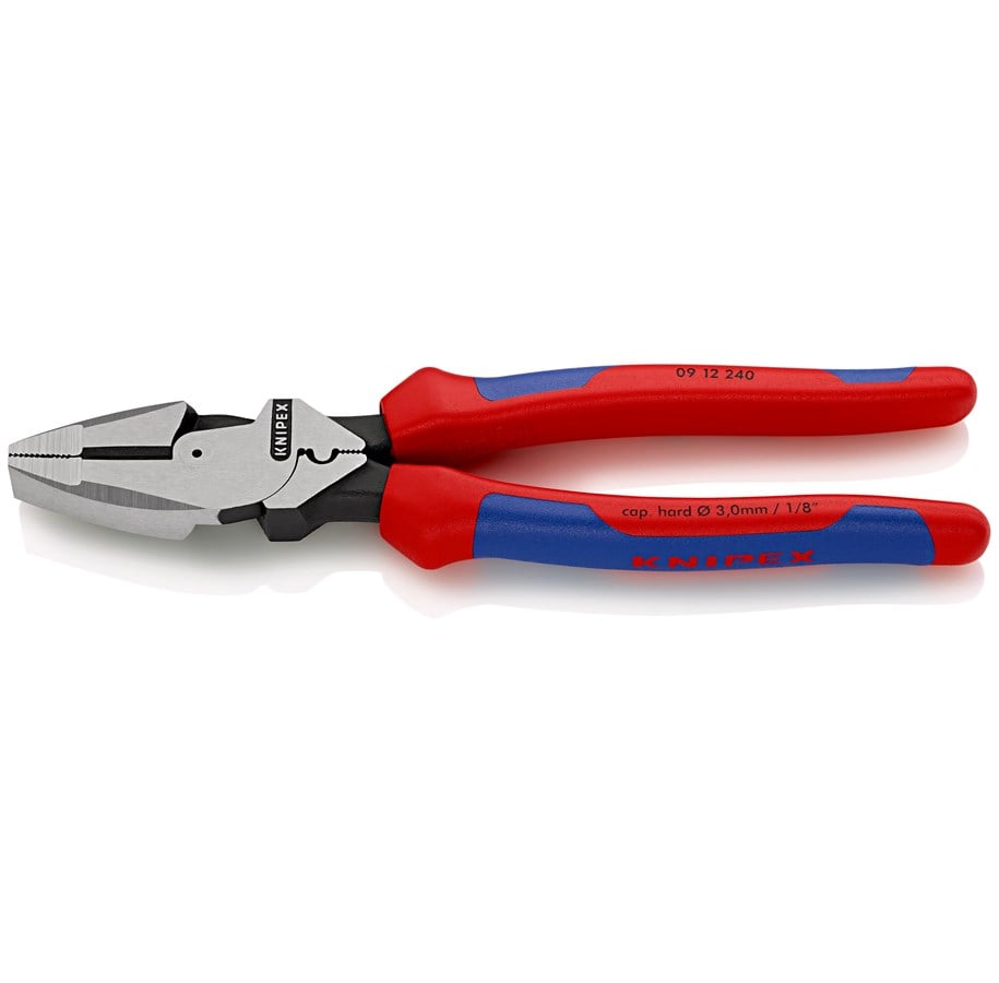 Narzedzia - KNIPEX Szczypce uniwersalne o zwiększonym przełożeniu „Lineman's", model amerykański - 09 12 240 SB